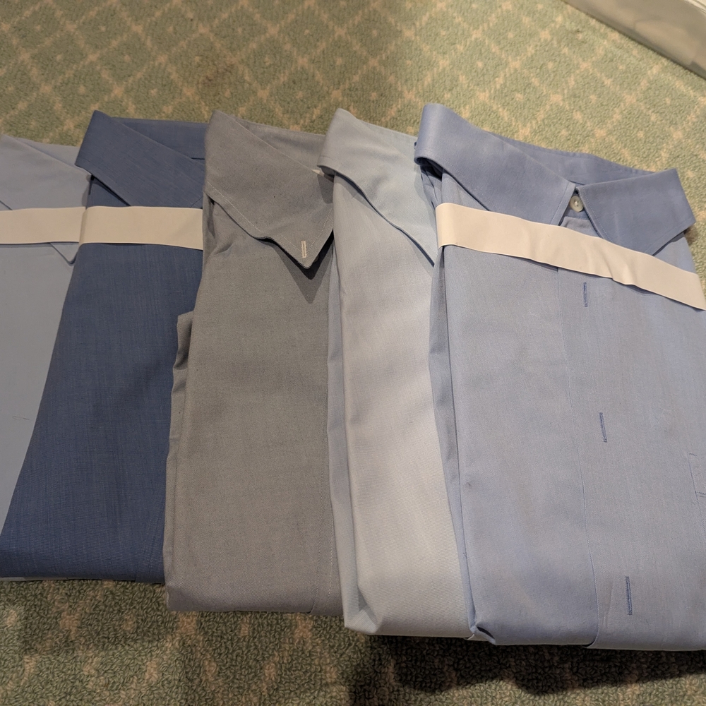 Jos. A. Bank Blue Dress Shirts Classic Collection